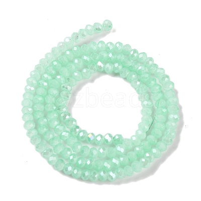 Baking Electroplate Glass Beads Strands X-DGLA-A039-J2MM-B07-1