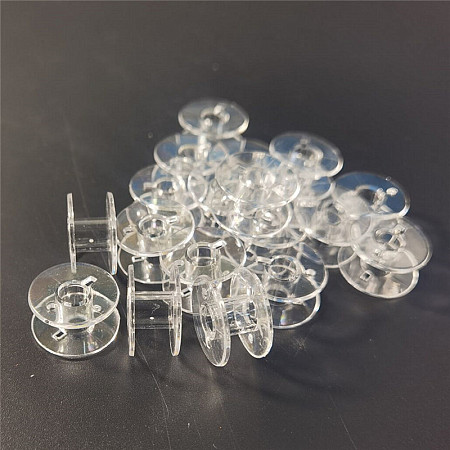 Transparent Plastic Bobbins PW22062472657-1
