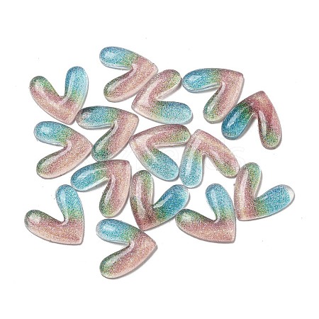 Luminous Transparent Resin Decoden Cabochons RESI-D013-17B-1