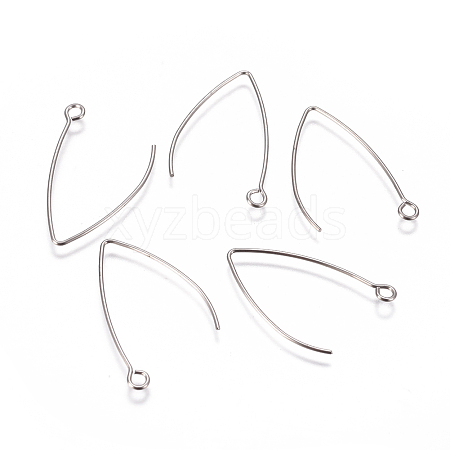 Tarnish Resistant 304 Stainless Steel Earring Hooks X-STAS-F227-26A-P-1