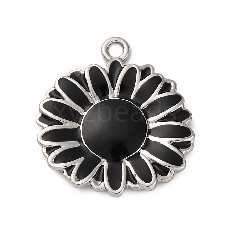 Alloy Enamel Pendants PALLOY-R162-13P-05-1
