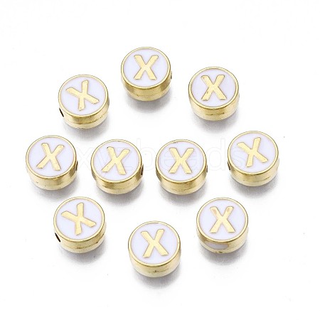 Alloy Enamel Beads ENAM-N052-006-01X-RS-1