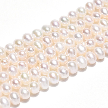 Natural Cultured Freshwater Pearl Beads Strands PEAR-N016-03C-1