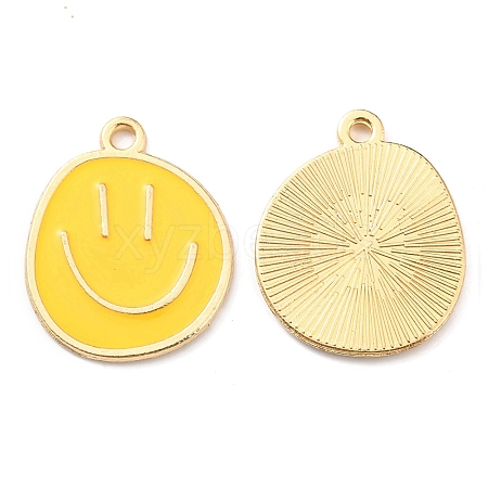 Alloy Enamel Pendants ENAM-D051-18G-02-1