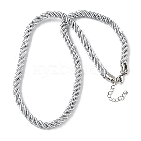 5MM Nylon Twisted Cord Necklace Making FIND-G096-01P-27-1