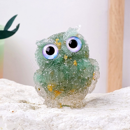 Resin Owl Display Decoration PW-WG50315-02-1