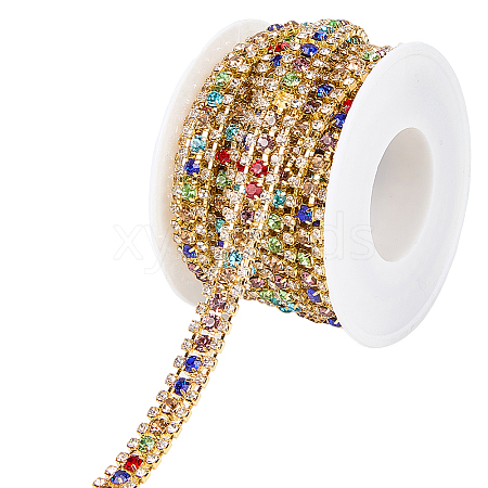 Iron Rhinestone Cup Chains CH-WH20001-02A-1