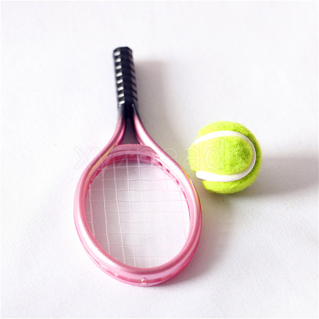 Plastic Miniature Tennis & Rackets MIMO-PW0003-118A-1