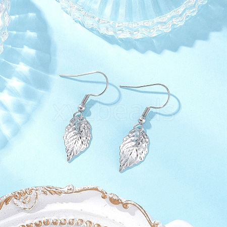 304 Stainless Steel Dangle Earrings EJEW-JE06552-02-1