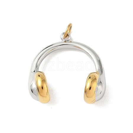 304 Stainless Steel Pendants X-KK-D503-04PG-1