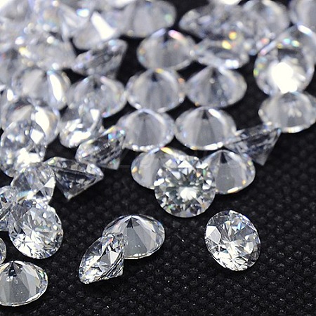 Diamond Shape Grade AAA Cubic Zirconia Cabochons LS-ZIRC-J013-01-1mm-1