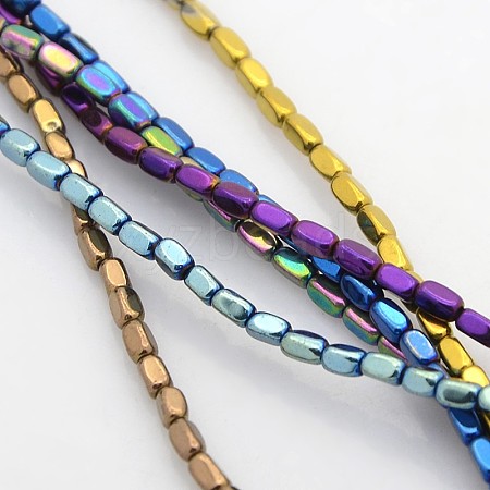 Electroplate Non-magnetic Synthetic Hematite Beads Strands G-J213D-M-1