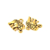 Vintage Elephant Charms PALLOY-ZN-47017-AG-FF-3