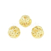 Brass Hollow Beads KK-A226-07A-G-2