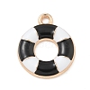 Alloy Enamel Pendants ENAM-A008-14KCG-02-1