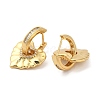 Brass Micro Pave Cubic Zirconia Dangle Hoop Earrings EJEW-P252-05G-2