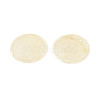 Spray Painted Natural Capiz Shell Disc Links Connector Charms SSHEL-T017-32H-2