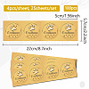 Self Adhesive Gold Foil Embossed Stickers DIY-WH0575-014-2