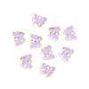 Light Gold Plated Alloy Enamel Charms X-ENAM-WH0047-41C-1