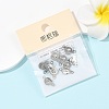 SHEGRACE Brass Snap Clasps XGR0120P-167P-5
