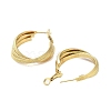 Vacuum Plating 202 Stainless Steel Hoop Earrings EJEW-A041-05G-2