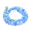Natural Agate Beads G-J371-05-6mm-2