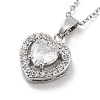 201 Stainless Steel Cable Chain Necklaces NJEW-L124-005P-1