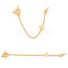 6Pcs 6 Style Brass Cable Chain Necklace Making FIND-AB00047-5