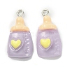 Opaque Resin Pendants FIND-CJC0015-30F-1