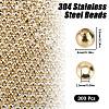 SUNNYCLUE 304 Stainless Steel Beads STAS-SC0006-92C-2