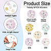 Handmade Rhinestone Clay Pave Beads CLAY-TAC0015-02A-4