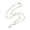 Natural Baroque Pearl Necklaces NJEW-JN04891-4