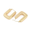 Ion Plating(IP) 304 Stainless Steel Hollow Rectangle Hoop Earrings EJEW-Z068-31G-2