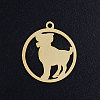 201 Stainless Steel Pendants STAS-S105-JN363-1-1