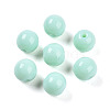 Opaque Solid Color Glass Beads X1-GLAA-N007-8mm-A12-1