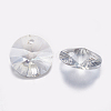 Faceted Glass Rhinestone Charms RGLA-F049-10mm-001BS-2