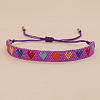 Heart Handmade Miyuki Seed Bead Braided Bead Bracelets for Women RA3888-4-1