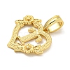 Heart Brass Pendants KK-I714-04G-T-2