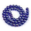 Electroplate Transparent Glass Beads Strands LS-GLAA-T032-T4mm-AB15-8
