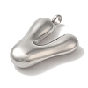 Non-Tarnish Ion Plating(IP) 304 Stainless Steel Pendants STAS-M017-08P-22-2