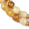 Natural Yellow Opal Beads Strands G-B125-O06-01-4