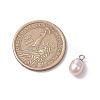 Natural Cultured Freshwater Pearl Rice Charms PALLOY-JF03361-3