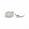 304 Stainless Steel Pendants STAS-S117-025G-3