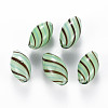 Opaque Handmade Blown Glass Globe Beads GLAA-T012-07-2