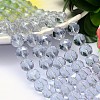 Faceted Round K9 Glass G-M191-10mm-04A-1