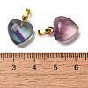 Natural Fluorite Pendants G-C155-02C-G-3