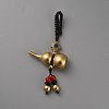 Feng Shui Gourd Brass Pendant Decorations HJEW-WH20002-01A-1