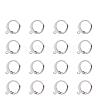 304 Stainless Steel Leverback Earring Findings A-STAS-I045-02-2