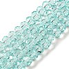Transparent Baking Paint Glass Beads X1-DGLA-A034-T8mm-D01-1