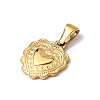 304 Stainless Steel Pendants STAS-B094-04B-G-2